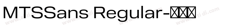 MTSSans Regular字体转换 MTSSans Regular字体转换